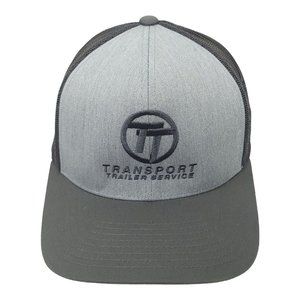 Transport Trailer Service Mesh Snapback Cap Trucker Baseball Hat Pacific Gray